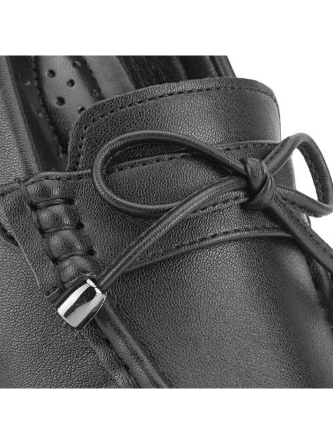 MOCASIN CONFORT CON MOÑO NEGRO SHOSH CONFORT