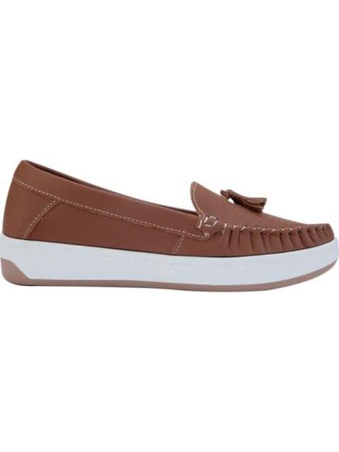 MOCASIN CONFORT CON MOTAS CAMEL SHOSH