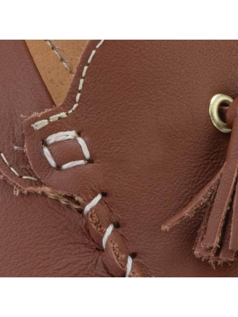 MOCASIN CONFORT CON MOTAS CAMEL SHOSH