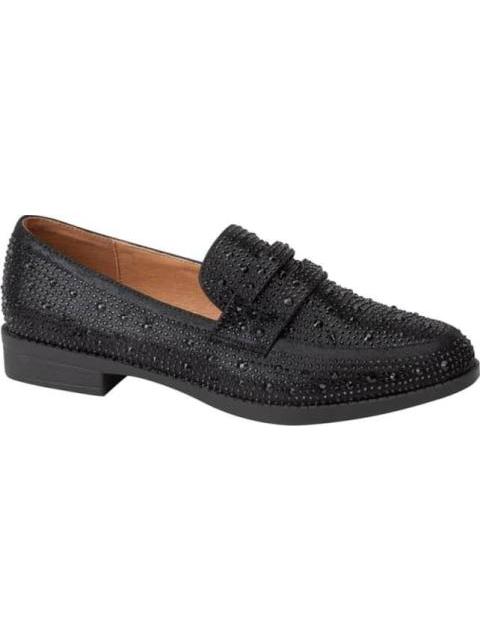 SANDALIA PLATAFORMA CON BRILLOS NEGRO VI LINE FASHION