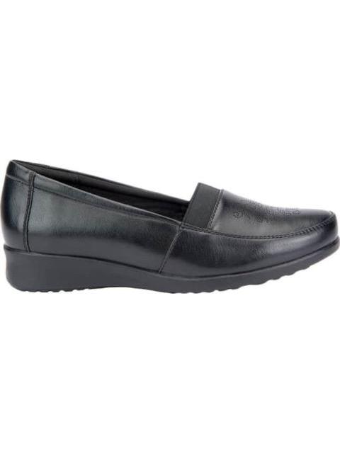 MOCASIN PERFORADO CON ELASTICO NEGRO SHOSH CONFORT