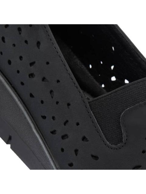 MOCASIN PERFORADO NEGRO SHOSH CONFORT