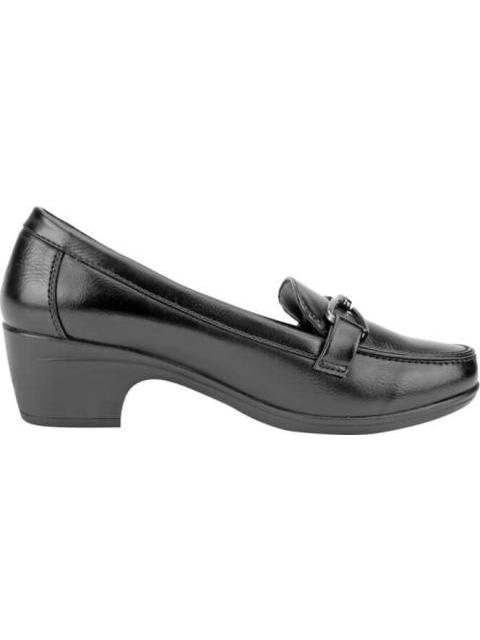 MOCASIN TACON BAJO HERRAJE NEGRO SHOSH CONFORT