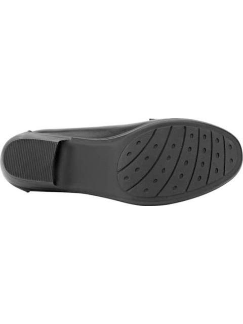 MOCASIN TACON BAJO HERRAJE NEGRO SHOSH CONFORT