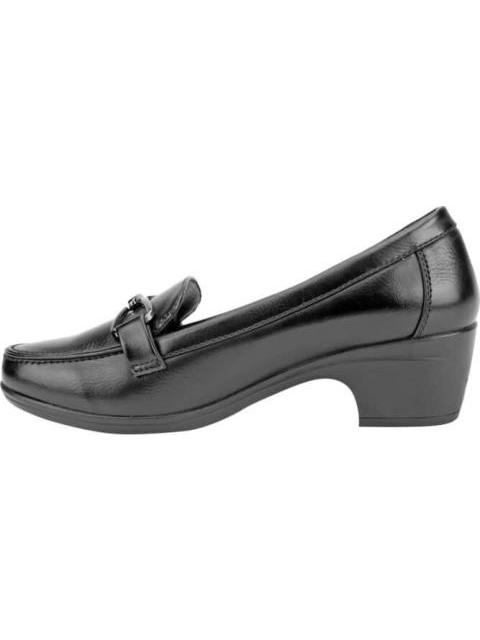 MOCASIN TACON BAJO HERRAJE NEGRO SHOSH CONFORT