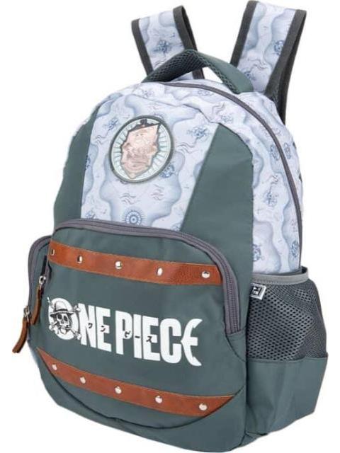 MOCHILA ESCOLAR GRIS ONE PIECE