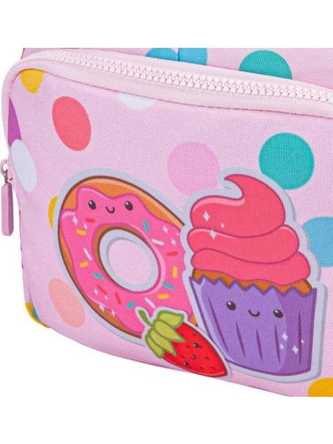 MOCHILA ESCOLAR MULTICOLOR KEBO KIDS