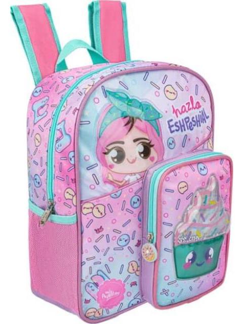 MOCHILA ESCOLAR ROSA MIS PASTELITOS