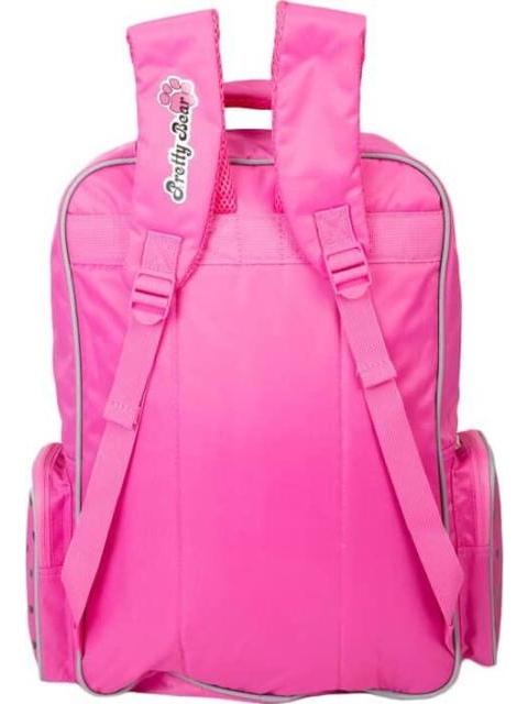 MOCHILA ESCOLAR ROSA PRETTY BEAR