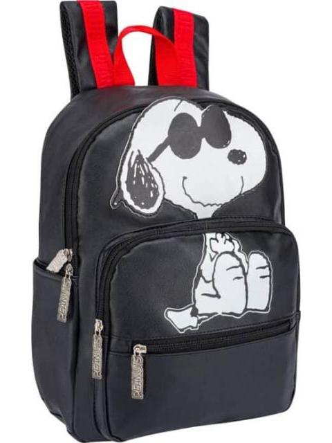 MOCHILA ESCOLAR SNOOPY NEGRO SNOOPY