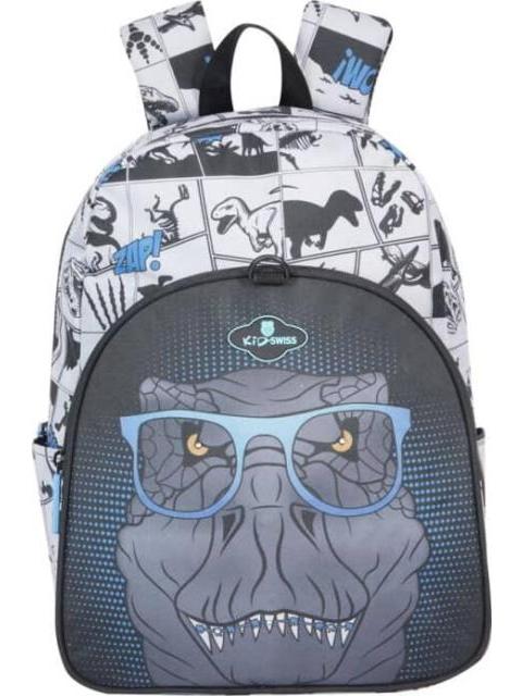 MOCHILA KIT ESCOLAR GRIS K-SWISS