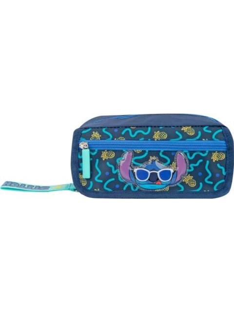 MOCHILA LAPICERA Y LONCHERA STITCH AZUL STITCH