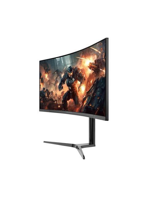 MONITOR GAMER CURVO BALAM RUSH BR-940733 LED 34 3440X1440 ULTRA WIDE QUAD HD G-SYNC-FREESYNC 165HZ HDMI-DISPLAYPORT BOCINAS INTEGRADAS NEGRO