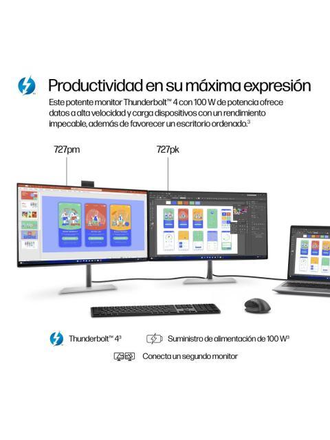 MONITOR HP THUNDERBOLT 4 LCD 27 3840X2160 4K ULTRA HD 60HZ HDMI-DISPLAYPORT NEGRO