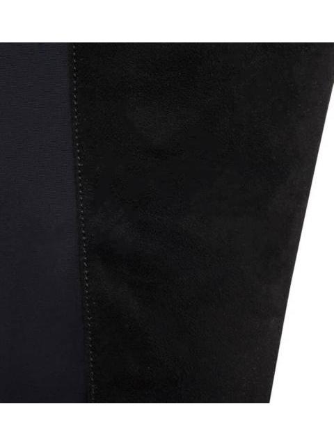 BOTA EXTRA LARGA STRETCH NEGRO TIERRA BENDITA