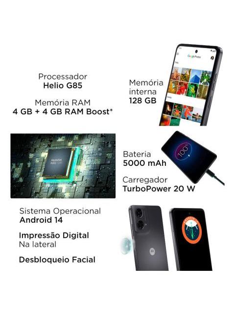 MOTO G24 DUAL SIM 256 GB GRIS ACERO 4 GB RAM