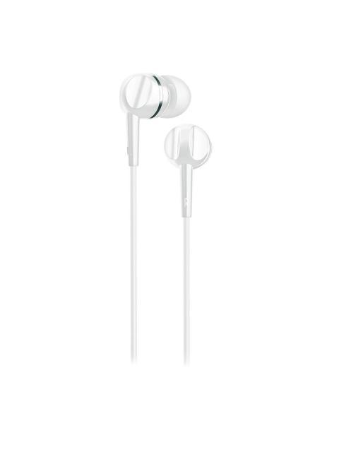 MOTOROLA AUDIFONOS INTRAURICULARES CON MICROFONO EARBUDS 105 ALAMBRICO 1.2 METROS 3.5MM BLANCO