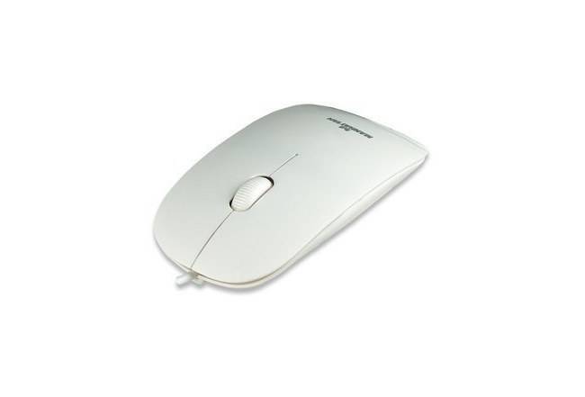 MINI MOUSE MANHATTAN OPTICO SILUETA ALAMBRICO 1000DPI USB BLANCO