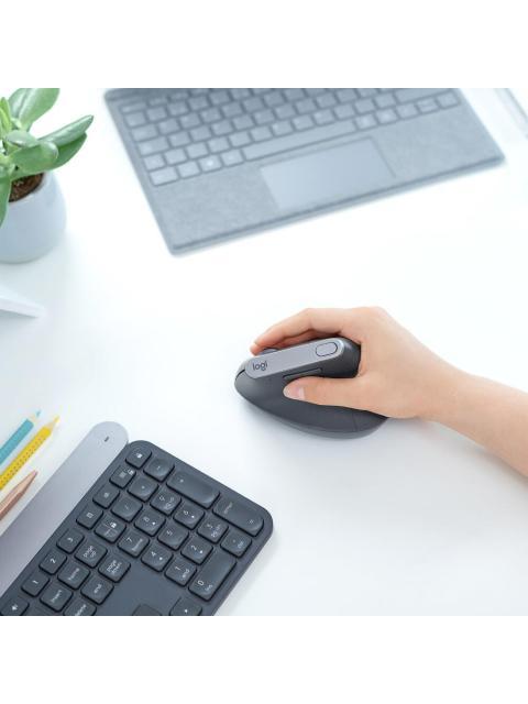 MOUSE ERGONOMICO LOGITECH MX VERTICAL INALAMBRICO OPTICO 4.000DPI RF INALAMBRICO NEGRO