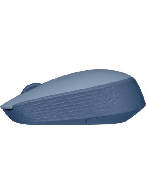 MOUSE ERGONOMICO LOGITECH OPTICO M170 INALAMBRICO USB 1000DPI AZUL