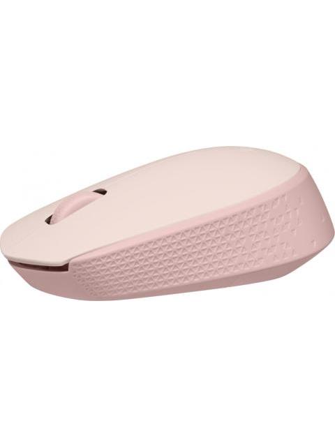 MOUSE ERGONOMICO LOGITECH OPTICO M170 INALAMBRICO USB 1000DPI ROSA
