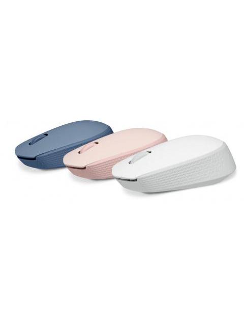 MOUSE ERGONOMICO LOGITECH OPTICO M170 INALAMBRICO USB 1000DPI ROSA