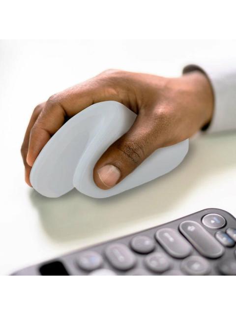 MOUSE ERGONOMICO PERFECT CHOICE OPTICO SNOUSE INALAMBRICO USB 3200DPI BLANCO