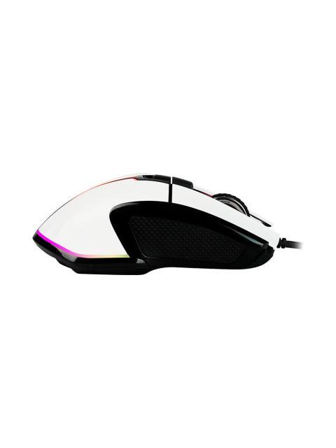 MOUSE GAMER GAME FACTOR OPTICO MOG602-WH ALAMBRICO USB A 19.000DPI BLANCO
