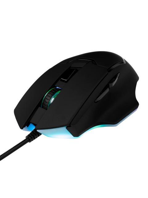 MOUSE GAMER VORAGO OPTICO MO-504 ALAMBRICO USB 6400DPI NEGRO