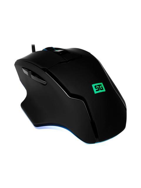 MOUSE GAMER VORAGO OPTICO MO-504 ALAMBRICO USB 6400DPI NEGRO
