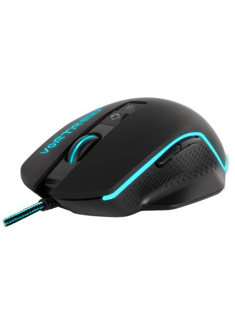 MOUSE GAMER VORTRED OPTICO TRAPPER ALAMBRICO USB-A 4000DPI NEGRO