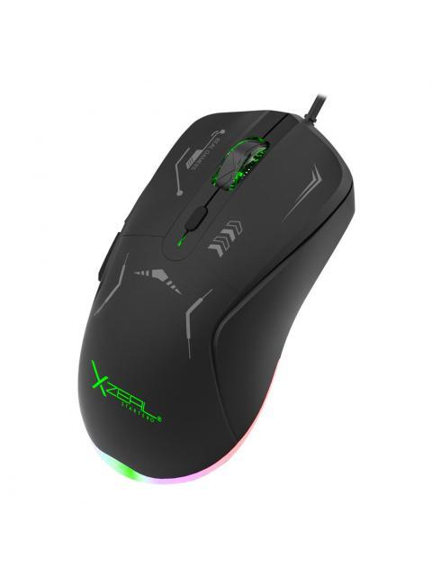MOUSE GAMER XZEAL OPTICO STARTER ALAMBRICO USB 7200DPI NEGRO