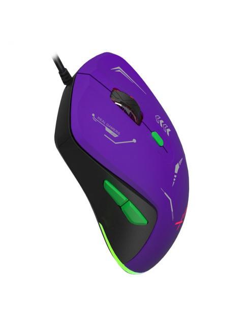 MOUSE GAMER XZEAL OPTICO XZ-401 INALAMBRICO USB-A 7200DPI MORADO