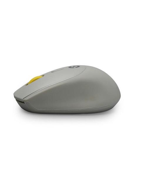 MOUSE GETTTECH OPTICO GAC-24407G INALAMBRICO USB 1600DPI GRIS-AMARILLO