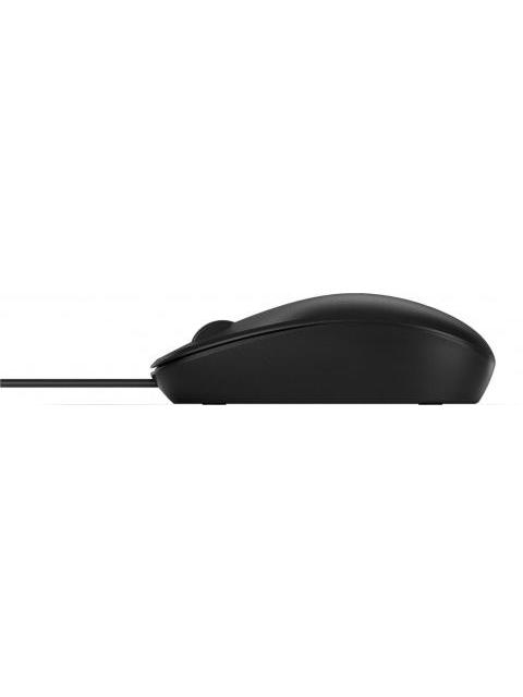 MOUSE HP 125 ALAMBRICO ABIDIESTRO USB-A NEGRO 265A9AA