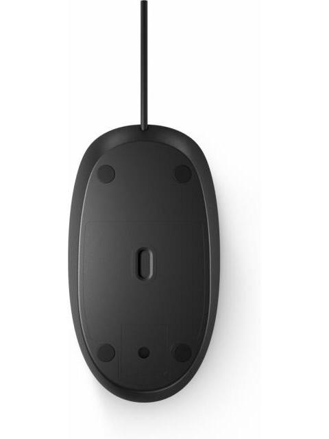 MOUSE HP 125 ALAMBRICO ABIDIESTRO USB-A NEGRO 265A9AA