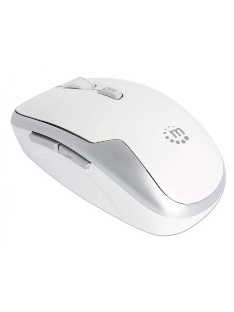 MOUSE MANHATTAN MW6185 INALAMBRICO OPTICO 1.600DPI RF INALAMBRICO BLANCO