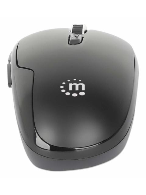 MOUSE MANHATTAN MW6185 INALAMBRICO OPTICO 1.600DPI RF INALAMBRICO NEGRO