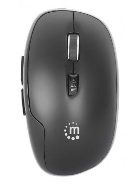 MOUSE MANHATTAN MW6185 INALAMBRICO OPTICO 1.600DPI RF INALAMBRICO NEGRO