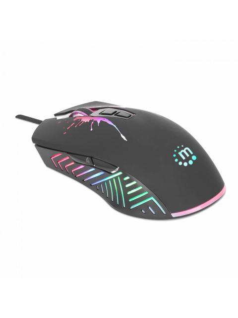 MOUSE MANHATTAN OPTICO 190220 USB A 7200DPI NEGRO