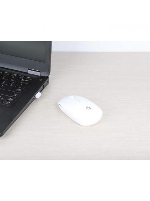 MOUSE MANHATTAN OPTICO 190329 INALAMBRICO USB 1200 DPI BLANCO