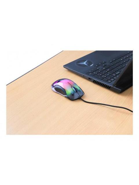 MOUSE MANHATTAN OPTICO 190381 INALAMBRICO USB-A 12800 DPI TRANSPARENTE