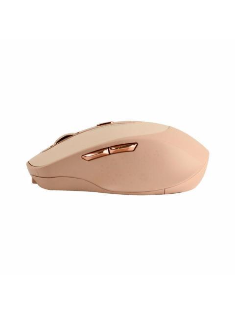 MOUSE PERFECT CHOICE OPTICO PC-045151 INALAMBRICO USB 1600DPI CAQUI