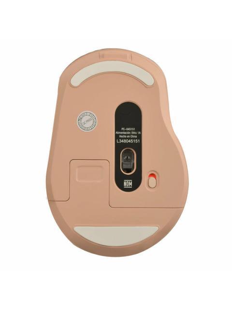 MOUSE PERFECT CHOICE OPTICO PC-045151 INALAMBRICO USB 1600DPI CAQUI