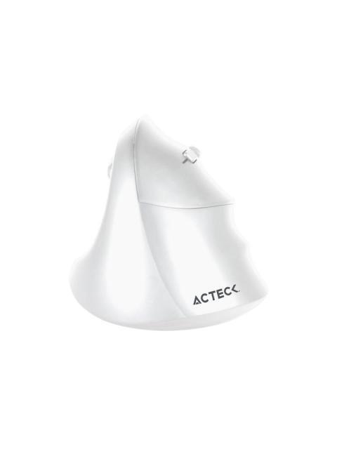 MOUSE VERTICAL ERGONOMICO ACTECK OPTICO VIRTUOS FITT MI520 INALAMBRICO USB-A 2400DPI BLANCO