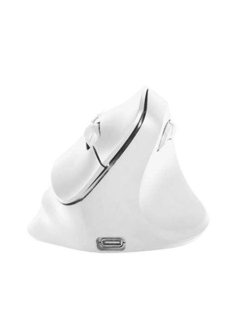 MOUSE VERTICAL ERGONOMICO ACTECK OPTICO VIRTUOS FITT MI520 INALAMBRICO USB-A 2400DPI BLANCO