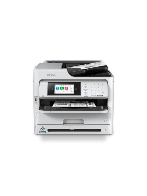 MULTIFUNCIONAL EPSON WORKFORCE PRO WF-M5899 BLANCO Y NEGRO INYECCION DE TINTA INALAMBRICO PRINT-SCAN-COPY-FAX