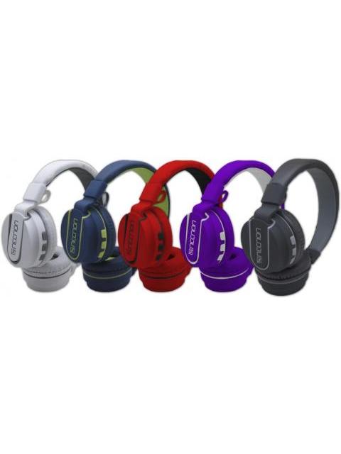 NECNON AUDIFONOS CON MICROFONO NBH-05 BLUETOOTH INALAMBRICO ROJO