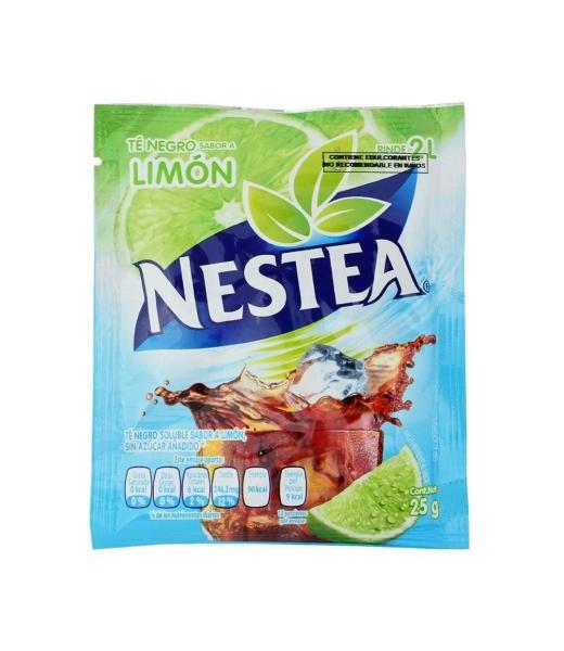 NESTEA TE NEGRO LIMON EXHIBIDOR CON 10 PZ DE 25 GR