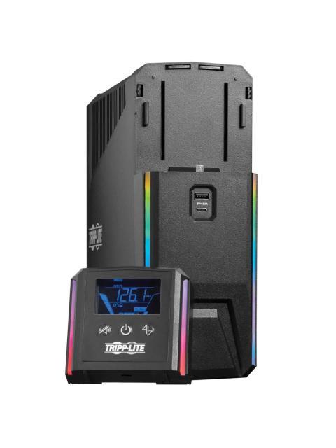 NO BREAK GAMER TRIPP LITE BY EATON SMART1000PSGLCD LINEA INTERACTIVA 600W 1000VA ENTRADA 120V SALIDA 120V 8 CONTACTOS
